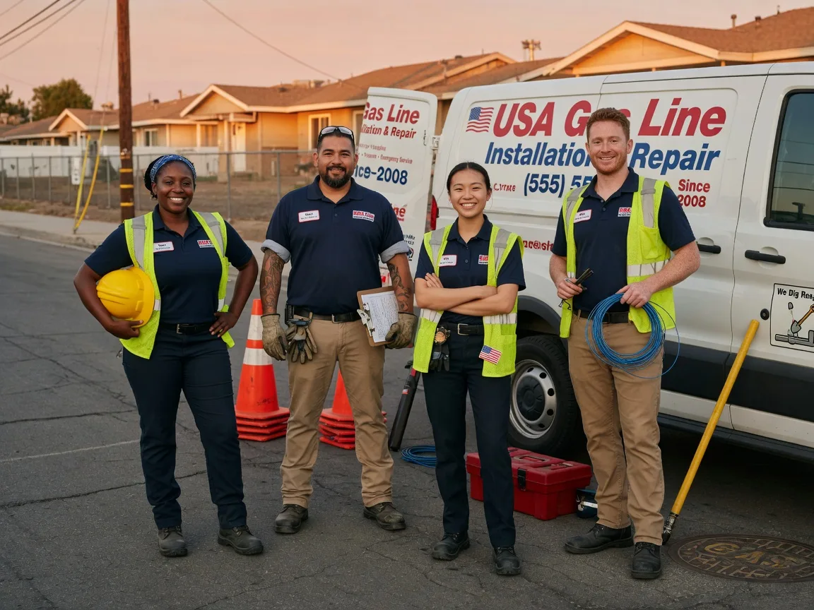 Gas Line Installation company in Fe Warren Afb, WY